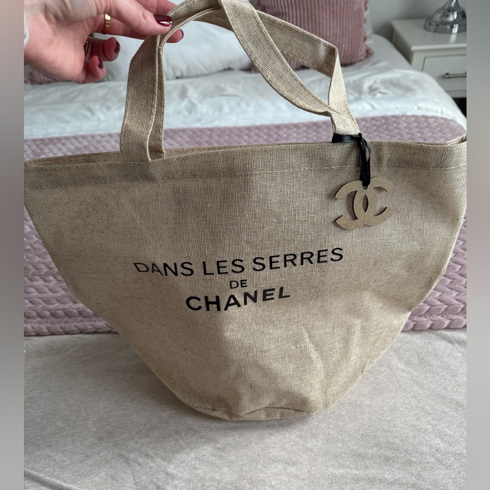 Chanel Linen Canvas Tote